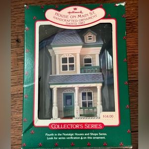 Hallmark House on Main St ornament from 1987